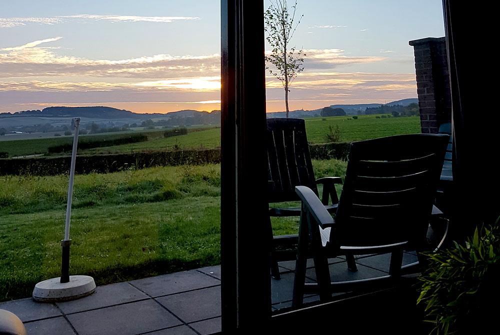 Zonsopkomst op Landal Reevallis