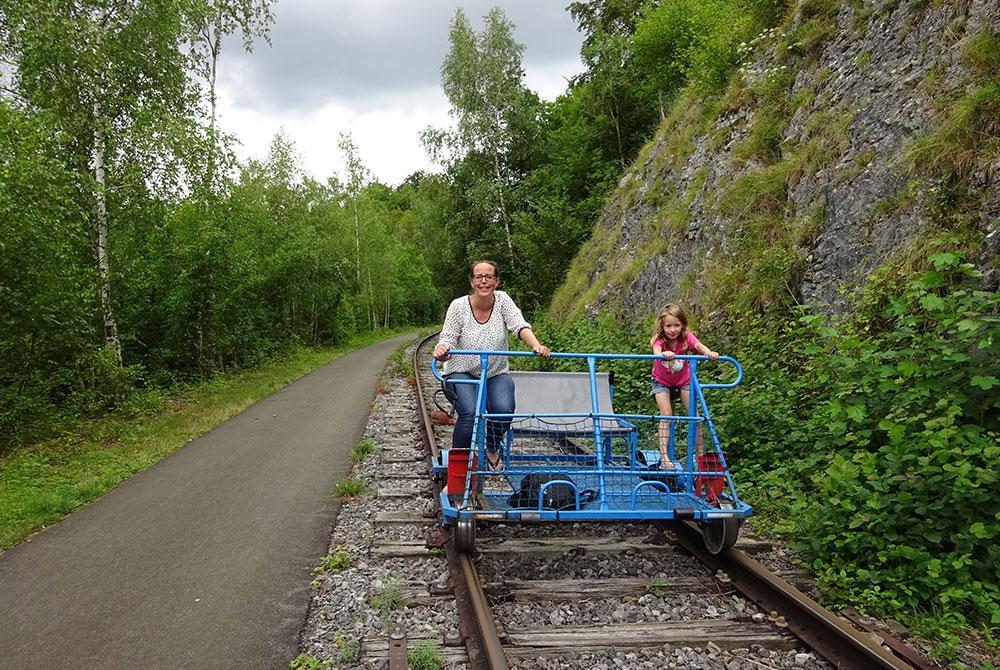 Railbike, Vakantiepark Vallée les Etoiles