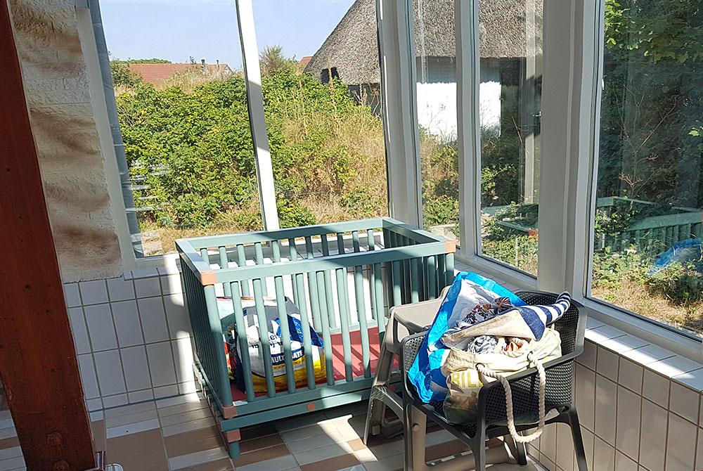 Babybox in het zwembad, Landal Sluftervallei