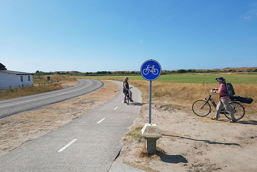 Fietsen op Texel, Landal Sluftervallei