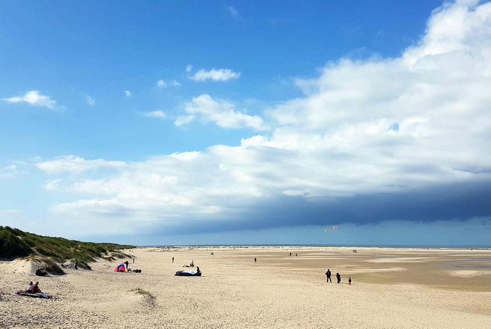 Strand bij de vuurtoren, Landal Sluftervallei