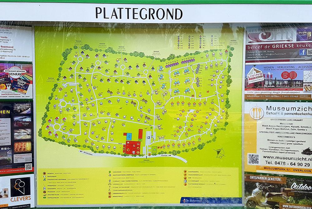 Landal De Vers plattegrond