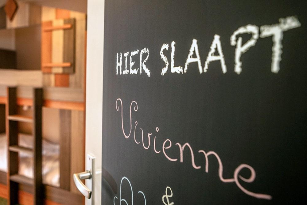 Kinderslaapkamer in de kinderbungalow bij Landal