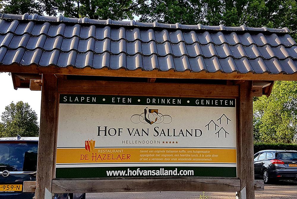 Hof van Salland bord