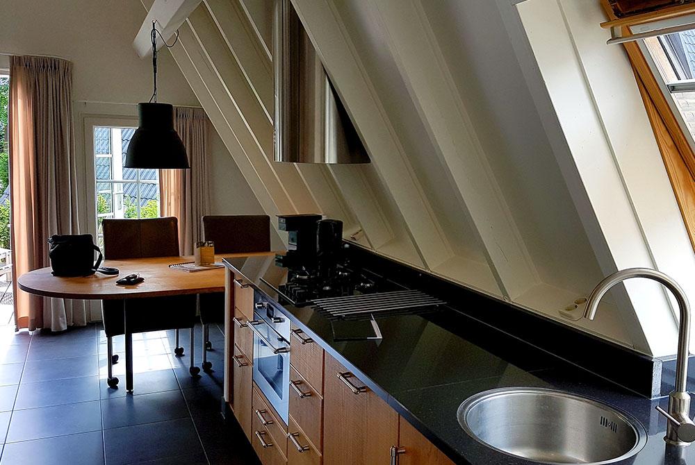 De keuken in de lodge, Hof van Salland