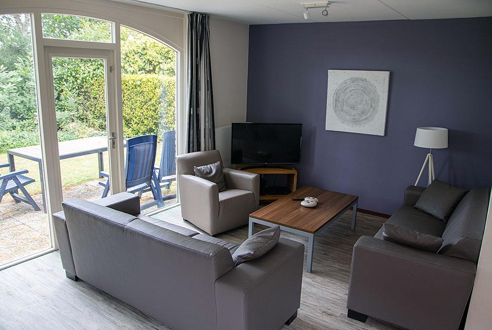 Woonkamer van de villa, Resort Arcen