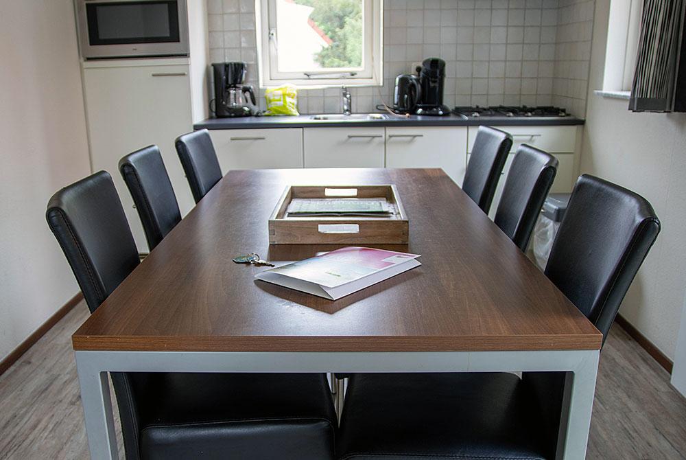 Eethoek in de villa, Resort Arcen