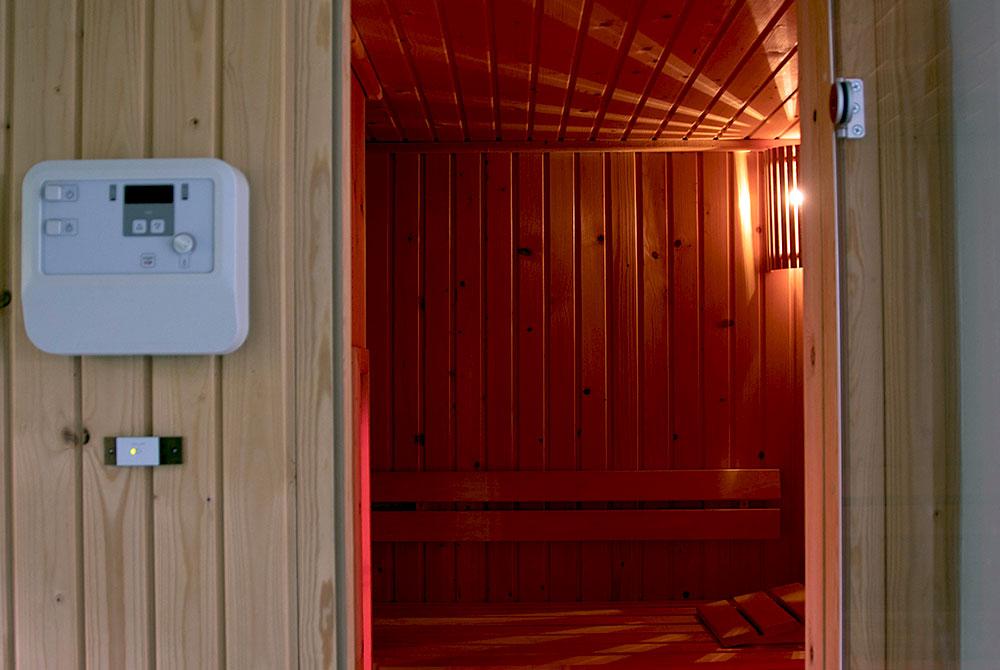 De sauna, villa Resort Arcen