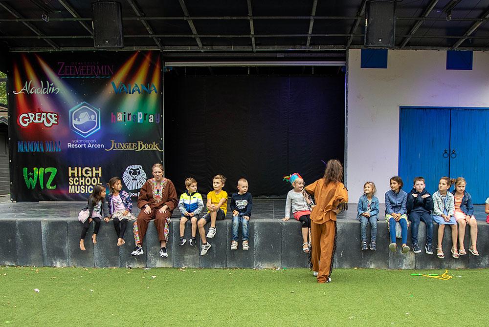 Kinderanimatie op het vakantiepark