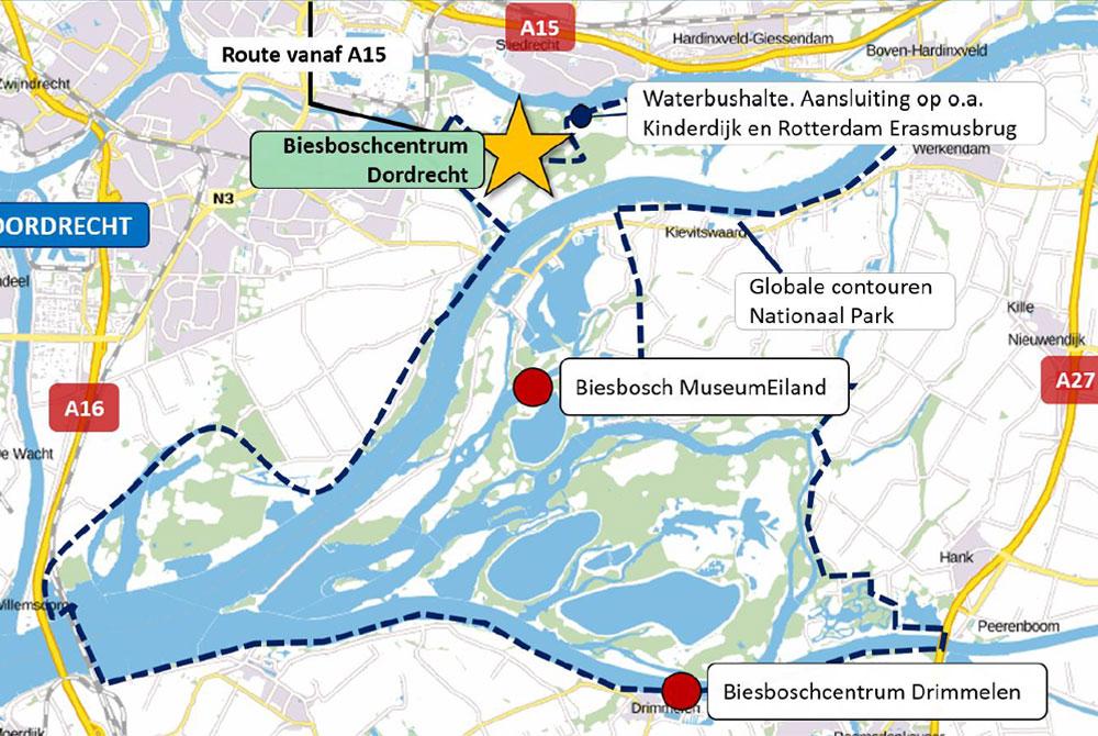 De Biesbosch op de kaart