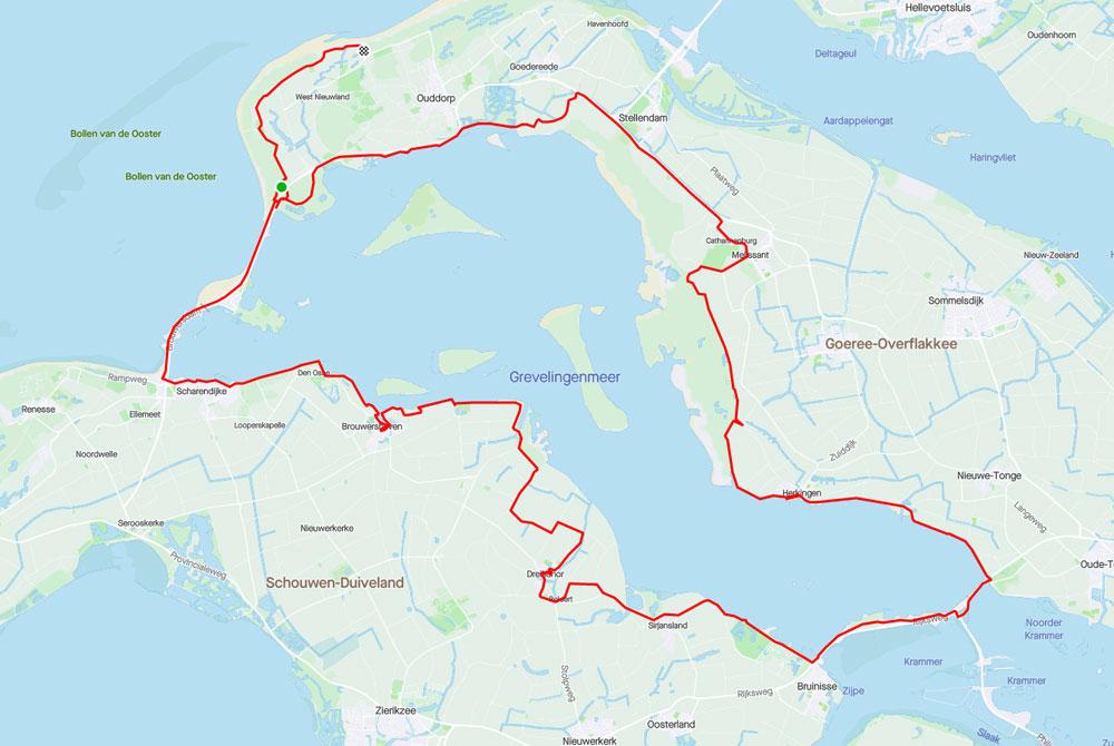 Rondje Grevelingenmeer fietsen