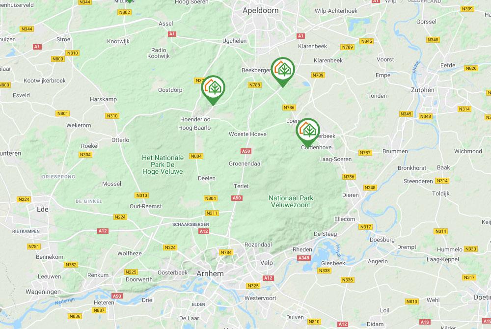 Landal Miggelenberg, Coldenhove en Heideheuvel