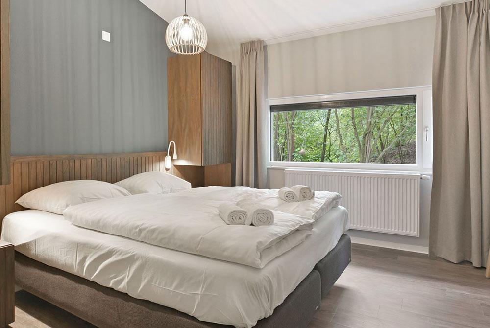 Slaapkamer 12-persoonsbungalow 12L, Landal Rabbit Hill