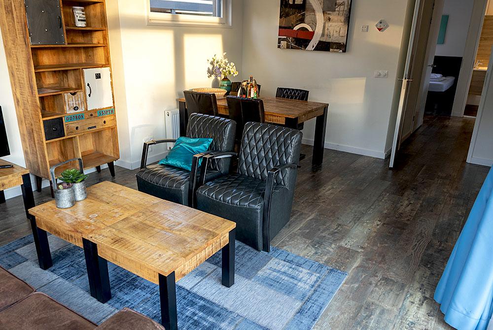 Zithoek in de villa, Vakantiepark Ackersate
