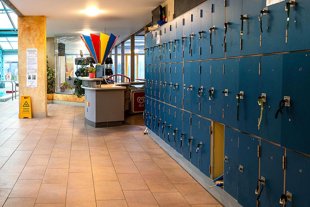 Kluisjes in het zwembad, Vakantiepark Ackersate