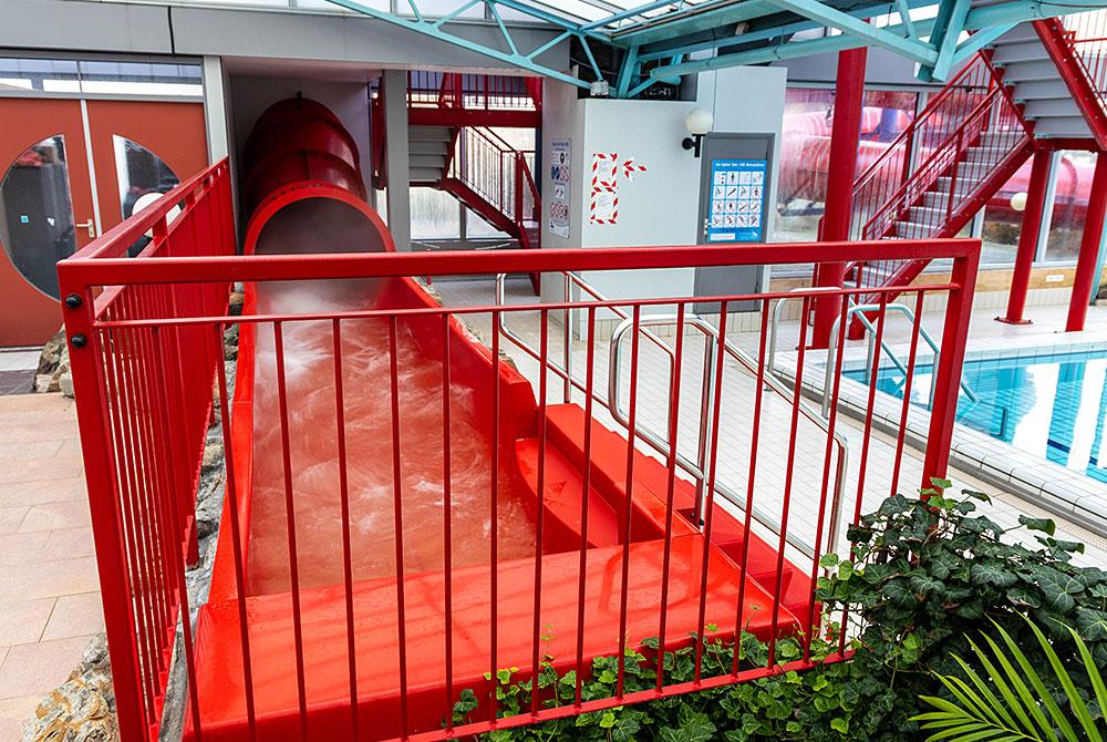 Vakantiepark Ackersate glijbaan Crazy cone