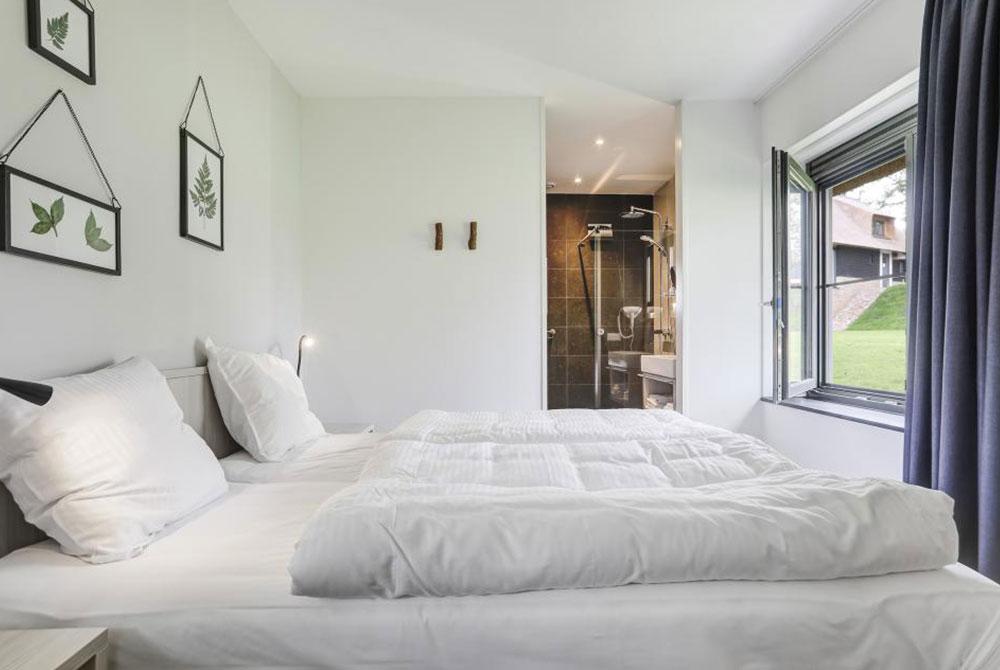 Slaapkamer in villa, Landal PUUR Exloo