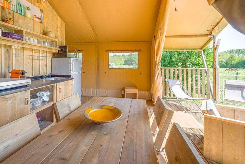 Vakantiepark Bergumermeer, safaritent
