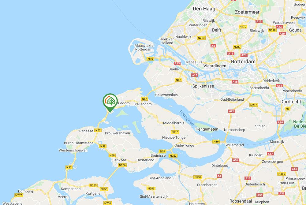 Oasis Punt-West Hotel & Beach Resort  kaart Nederland