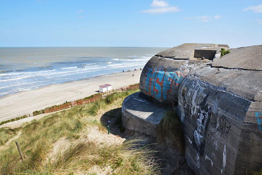 Bunker langs de Nederlandse kust