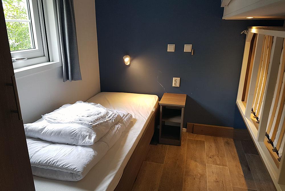 Slaapkamer, Kampeerdorp de Zandstuve