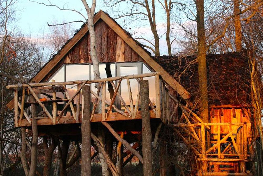 Boomhut natuurhuisje in Ansen