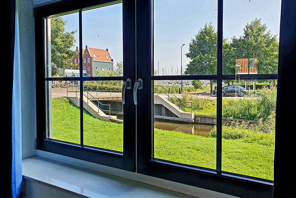 Uitzicht vanuit de slaapkamer, Marinapark Volendam review