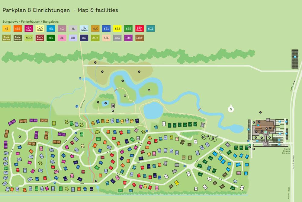 Plattegrond Landal Orveltermarke