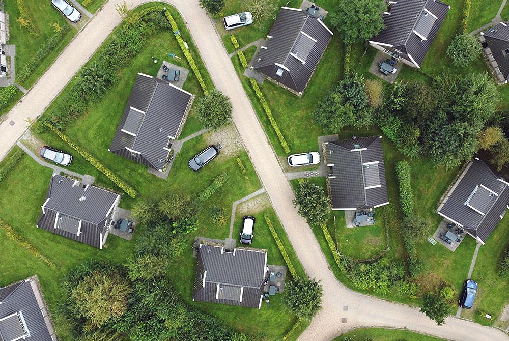 Landel Orveltermarke drone foto