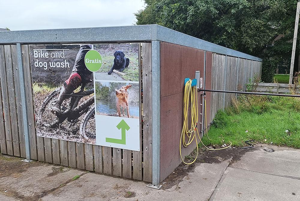 Bike & Dog wash, Landal Orveltermarke