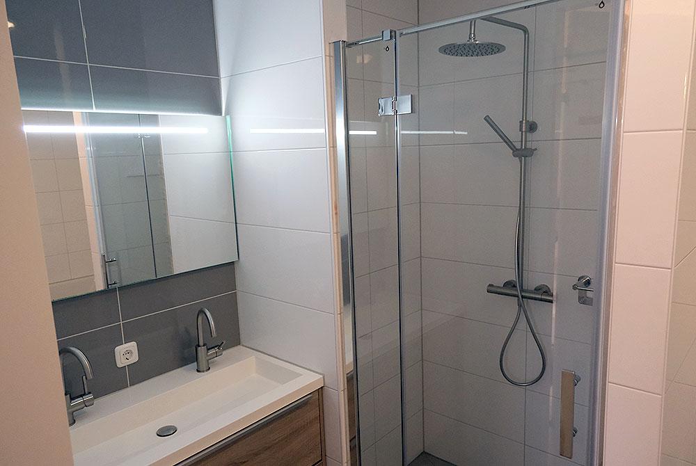 Douche in de slaapkamer, Dormio Resort Maastricht