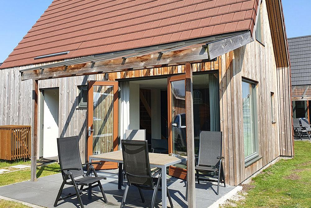 Terras, 4-persoons waterwoning 4C2 review