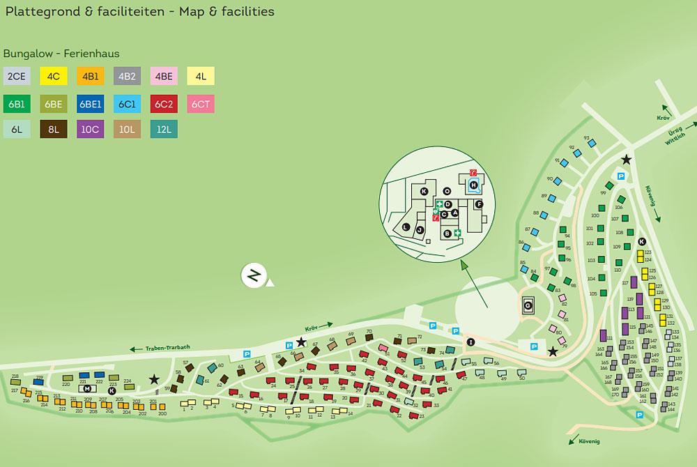 Plattegrond van Landal Mont Royal