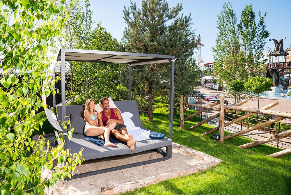 Strandsofa bij Rulantica