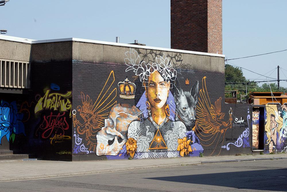Straatkunst, stedentrip Antwerpen