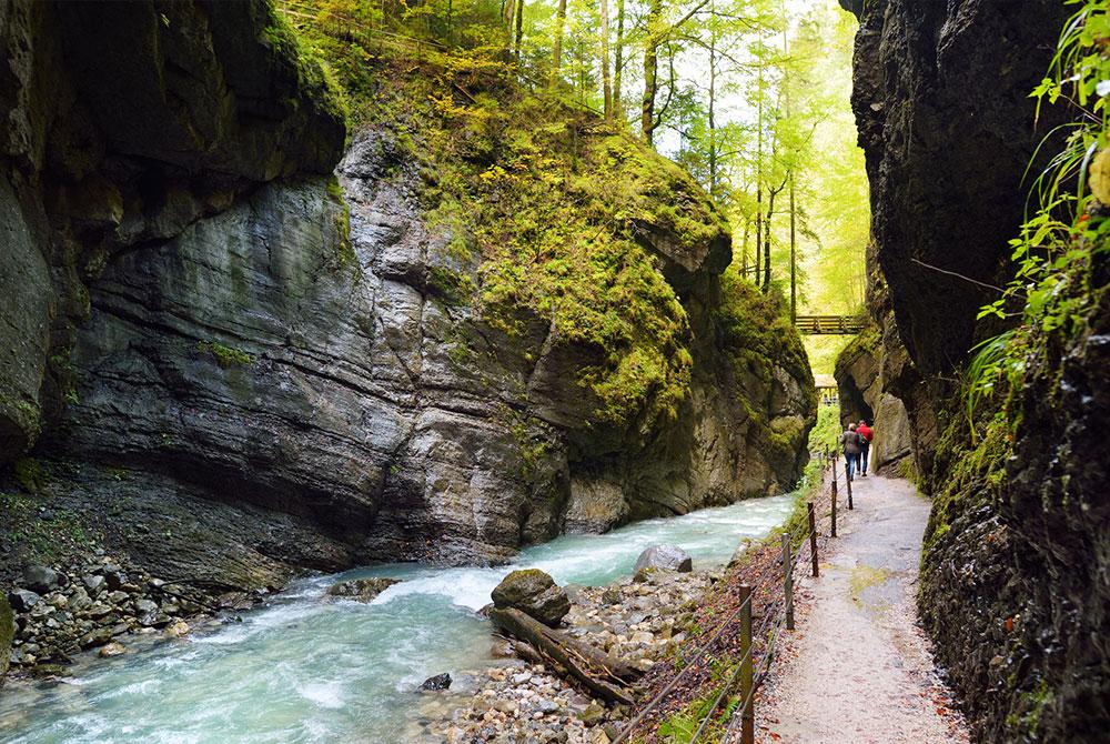 De Partnachklamm, mooiste plekken Beieren