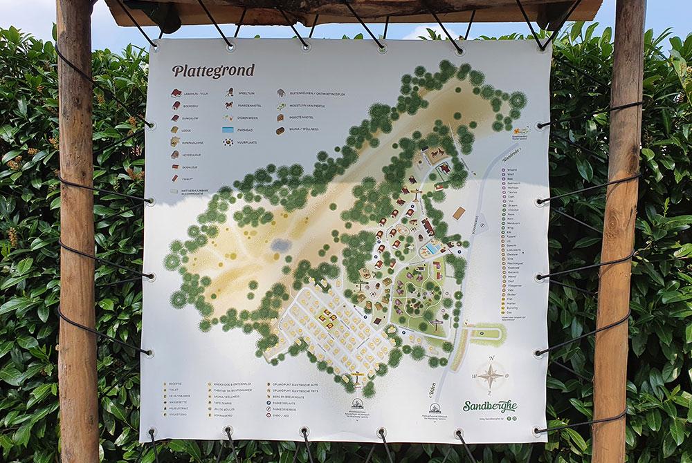 Plattegrond Sandberghe