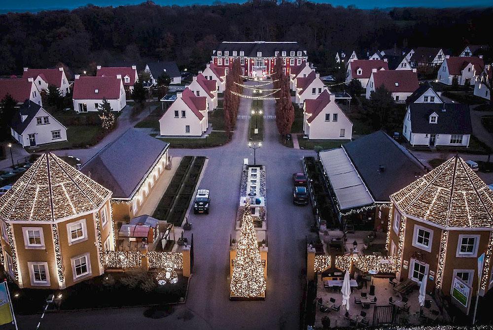 Landal Kasteeldomein De Cauberg met kerst