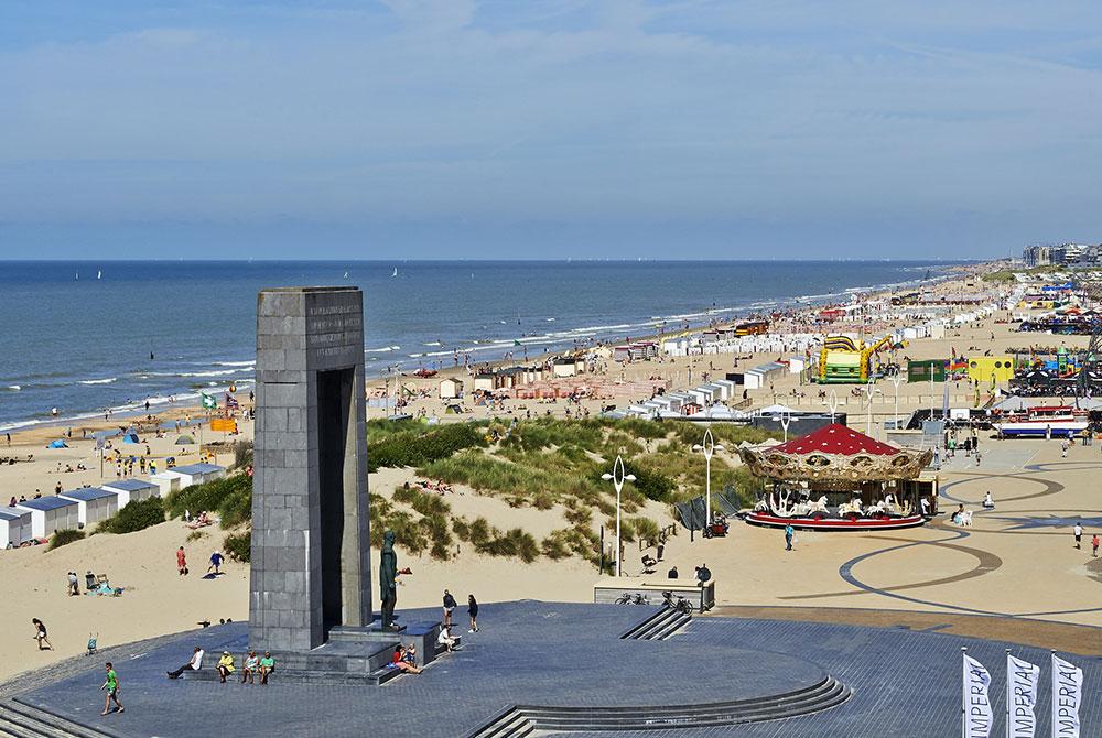 Strand, vakantiepark Belgische kust