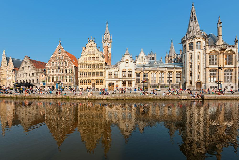 Graslei en de Korenlei, stedentrip Gent