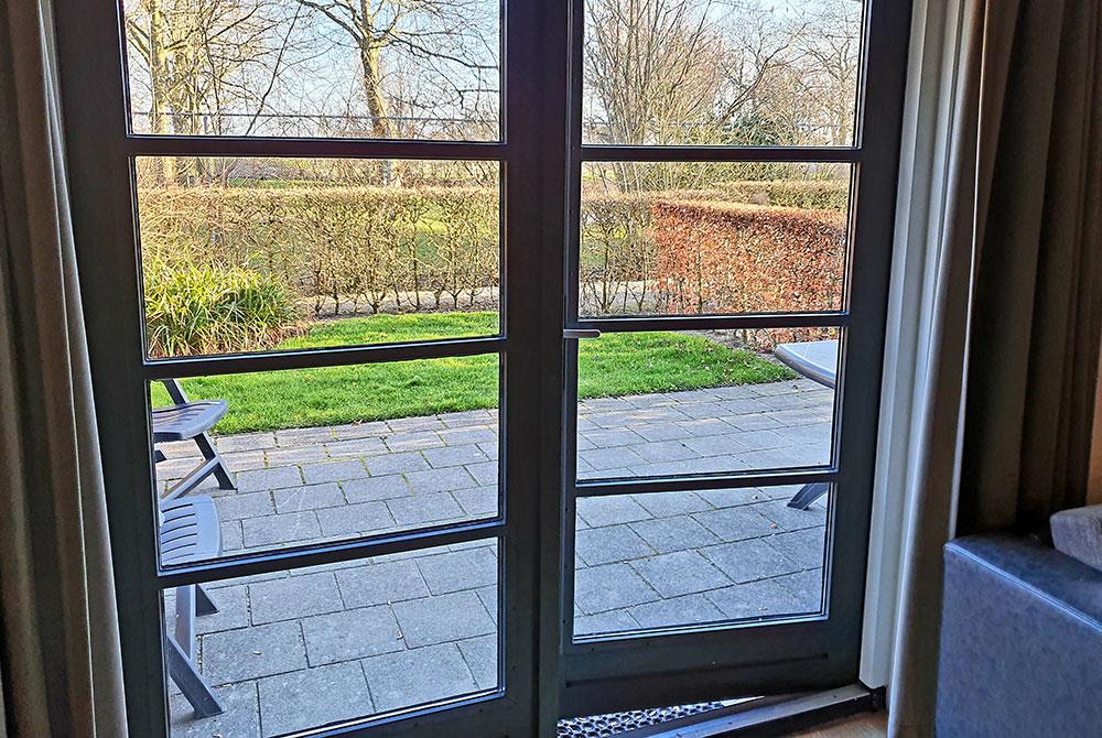Terras van de hoevewoning
