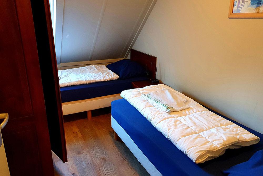 Slaapkamer in de 6-persoons hoevewoning 6D