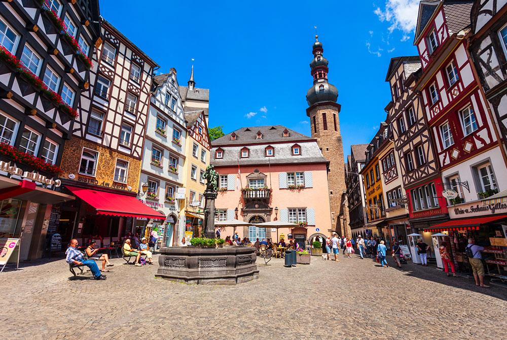 Centrum van Cochem, stedentrip Cochem