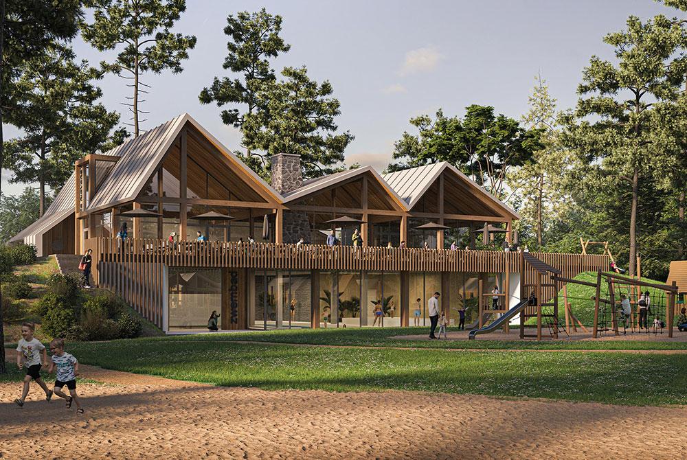 Centrumgebouw, Landal De Rieverst