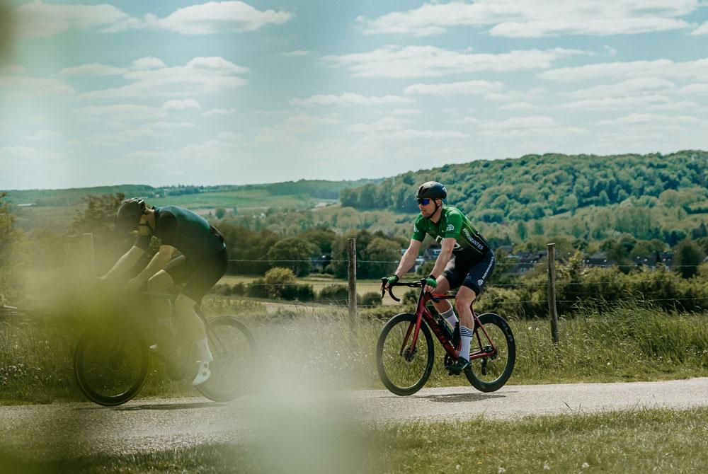 Team Parkvakanties op de racefiets in Zuid-Limburg
