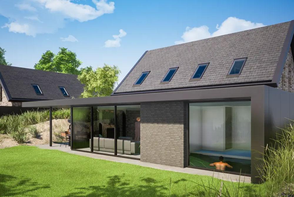 Poolwoning op Dormio Resort Nieuwvliet-Bad