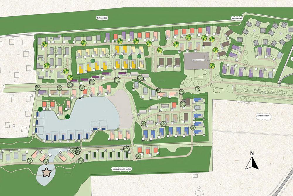 Plattegrond Landal Landgoed Bourtange