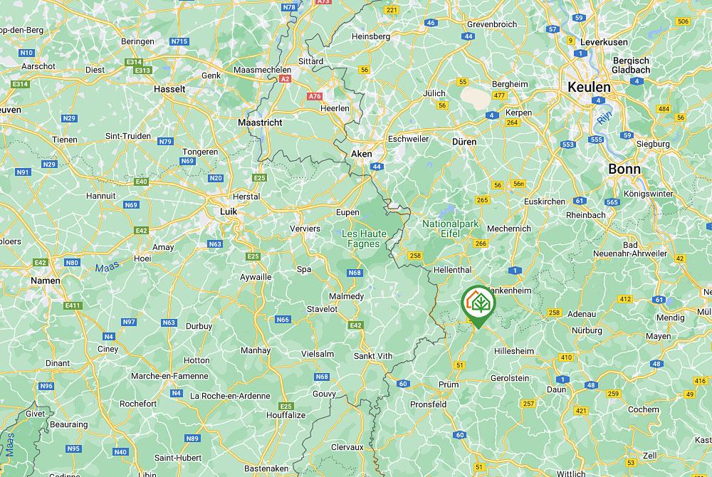 Landal Wirfttal op de kaart
