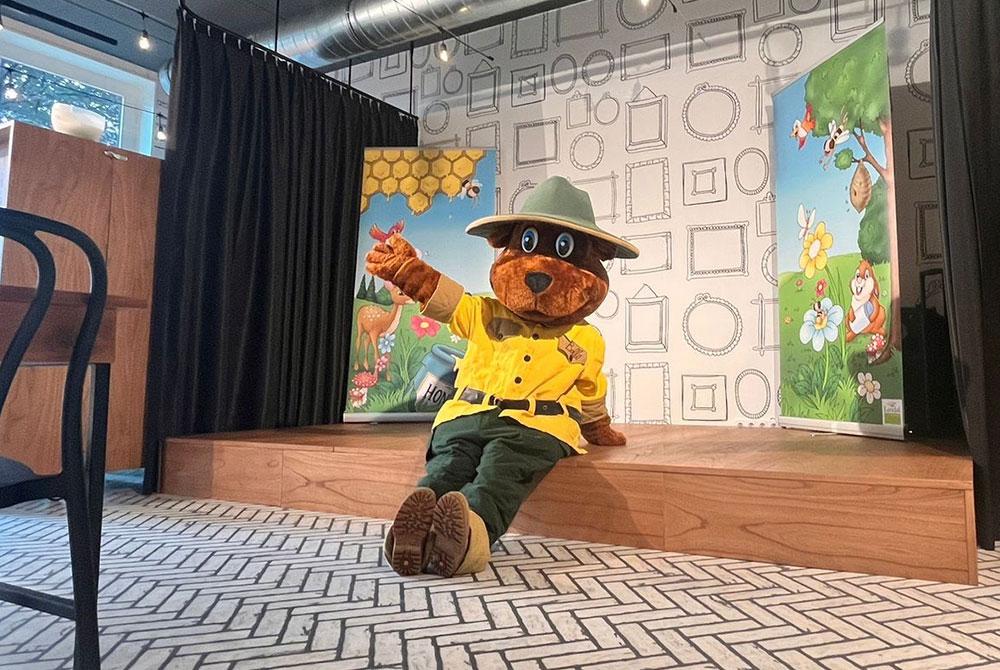 Bollo is blij met zijn nieuwe plek, Landal Orveltermarke