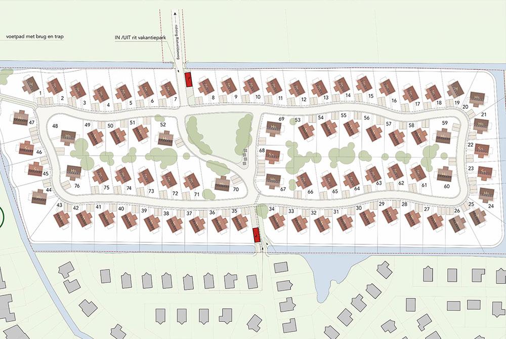 Landal Sluyshaven plattegrond